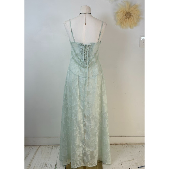 Unbranded Womens Y2K Fairy Maxi Dress Size M Ethereal Corset Renaissance Whimsy - Picture 7 of 12